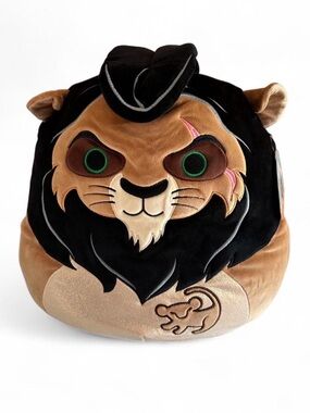 Squishmallows Lion King Disney Scar Official Jazwares Plush Stuffed Animal 12”